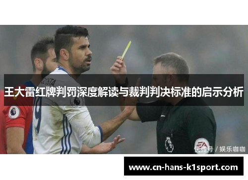 王大雷红牌判罚深度解读与裁判判决标准的启示分析 王大雷红牌判罚深度解读与裁判判决标准的启示分析